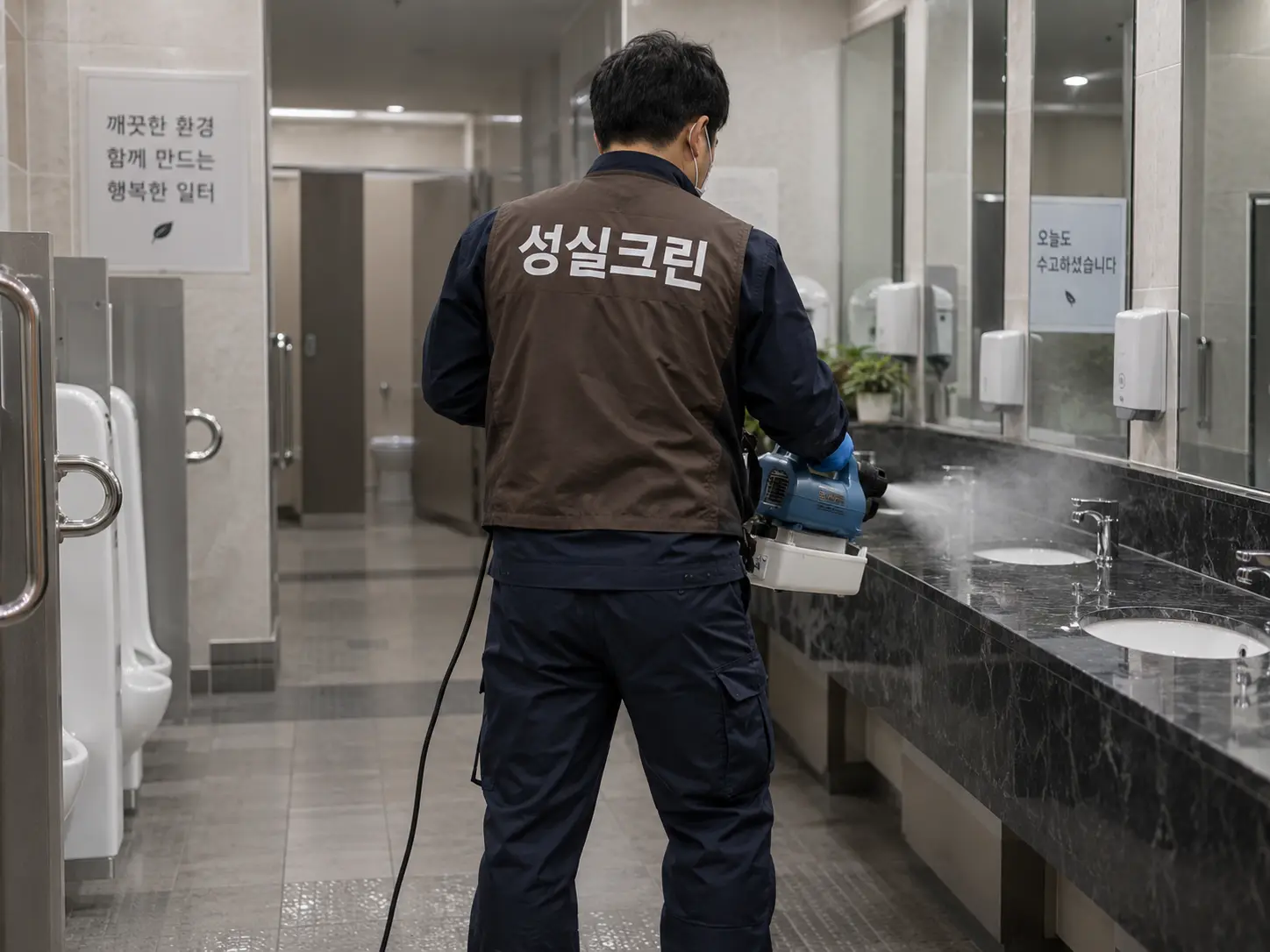 상업시설 화장실 집중 대청소